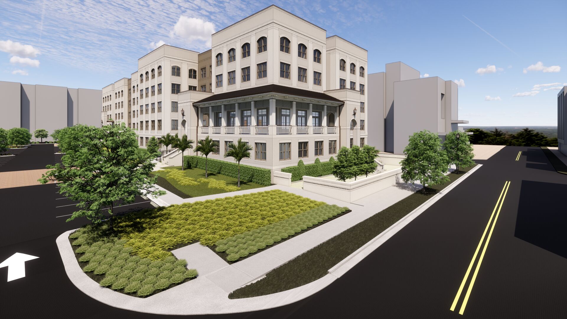 275 Huger St architectural rendering Oct 2025